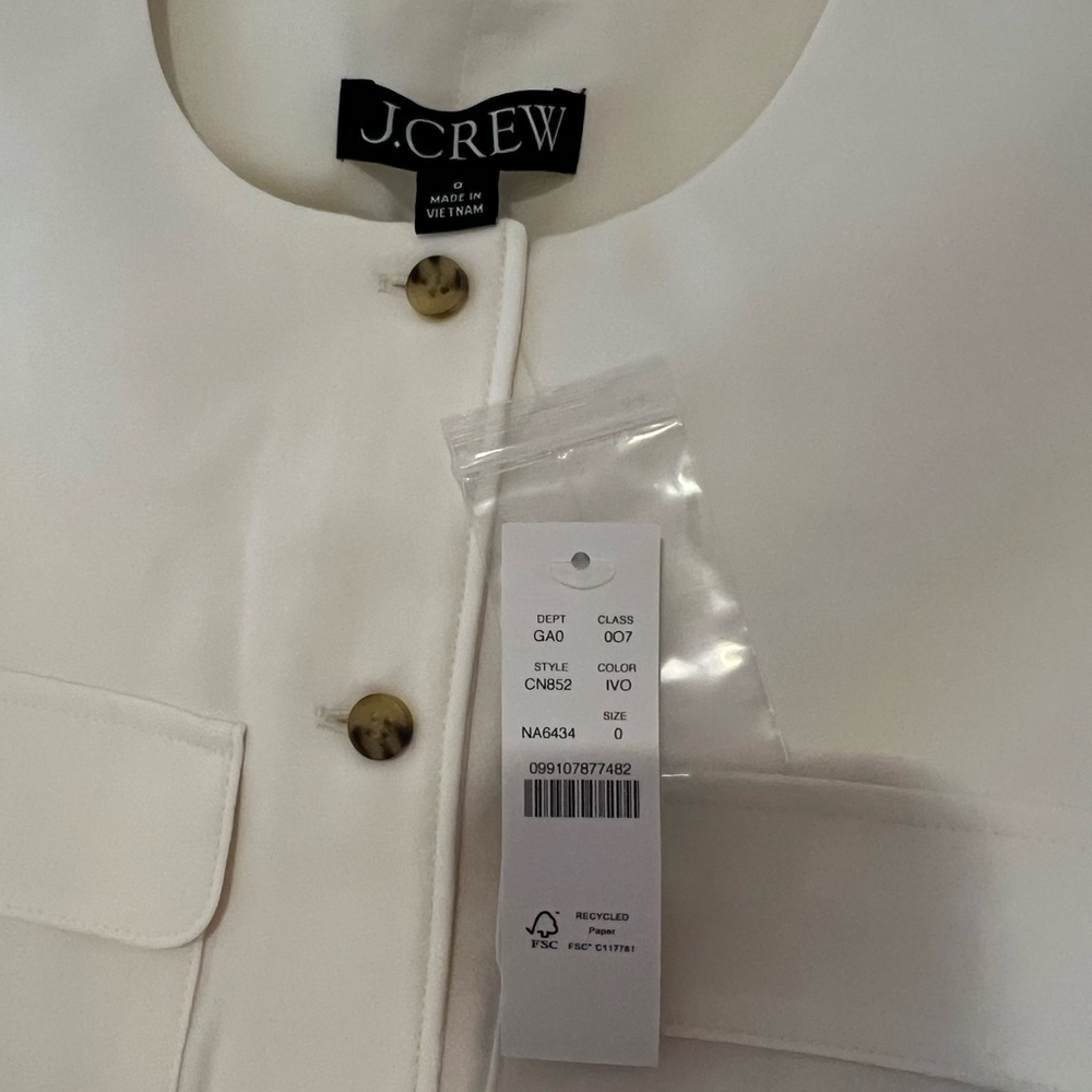 J. Crew Vest in city crepe - Picture 2 of 3